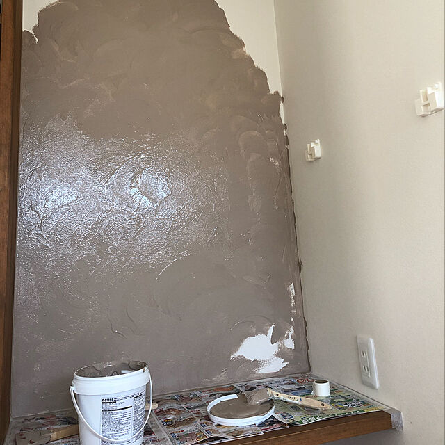 moka-starのKOSMU-自然素材 K-SOUDO珪藻土（色番：1～10）塗料 内装塗り壁材1.5kg＿PAINT TYPE（ペイント）の家具・インテリア写真