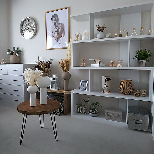 Yukiの-Cooee Design 花瓶 ピラー フラワーベース 24cm 白 ホワイト おしゃれ 陶器 大型 大きい 北欧 モダン nest クーイー クーイーデザイン スウェーデンの家具・インテリア写真