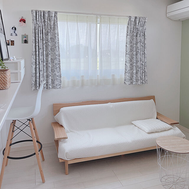 REEchanのニトリ-1人用布張りソファ(アカツキ NA) の家具・インテリア写真