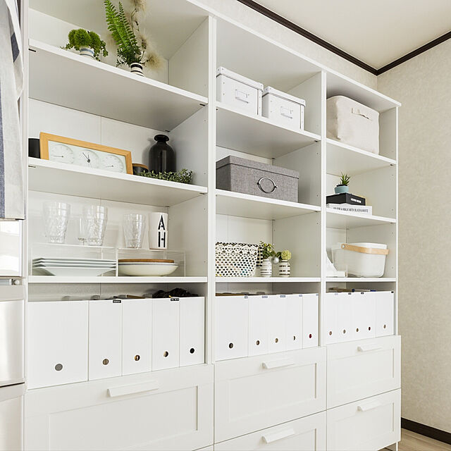 megumi_homeのイケア-[IKEA/イケア/通販]BRIMNES ブリムネス 本棚, ホワイト[DJ](c)(10351686)の家具・インテリア写真