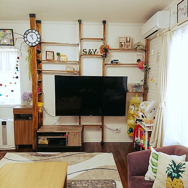 wata.kyouの白井産業-SHIRAI/白井産業 【VIENTAGE/ビエンテージ】 ローボード VNT-4585Dの家具・インテリア写真