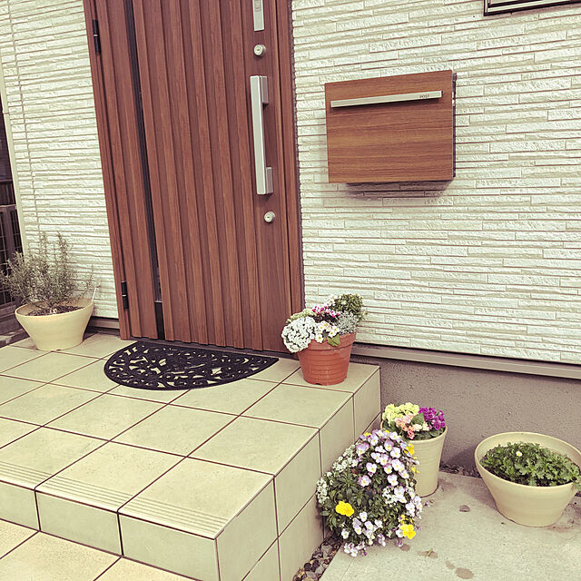 maririの萩原-お洒落なエントランスラバーマット CE-1187 45×75の家具・インテリア写真