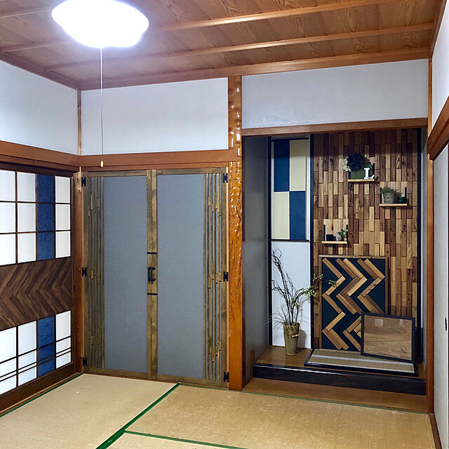 hashimaの-1日20名様20％OFFクーポン ふすまの引き手 花びらデザイン ツキエス・S-206（1個単位） 壁紙屋本舗の家具・インテリア写真