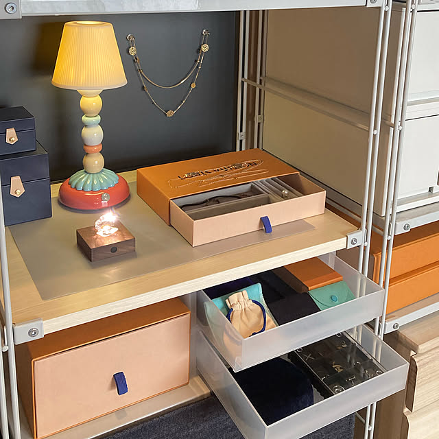 無印良品 木製収納ケース 引出式 2段 ワイド オーク材 - 通販