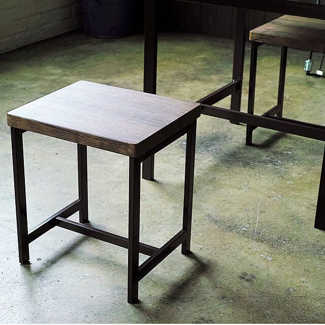 SouthOrangeの-鉄脚ダイニングテーブル GRAIN（グレイン） チェア 2脚セット 鉄フレーム アイアン ヴィンテージ ブルックリン インダストリアル デザイン おしゃれ 送料無料の家具・インテリア写真