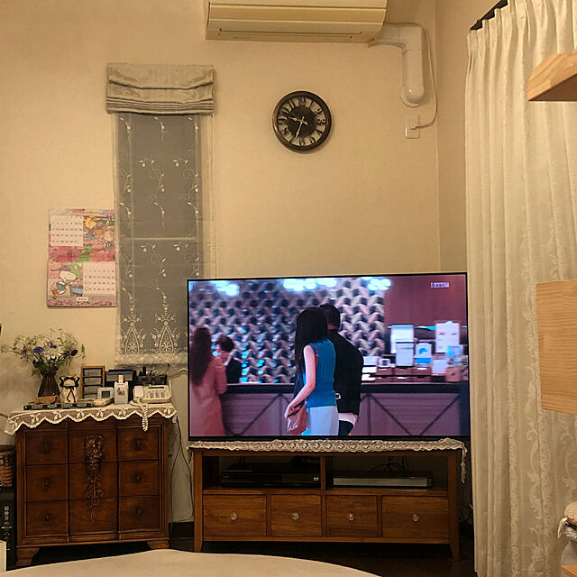 sakuraの-テレビ台 ローボード テレビボード おしゃれ 木製 無垢 天然木 TV台 TVボード 引き出し オープン 収納付き 完成品 チークローボード114の家具・インテリア写真