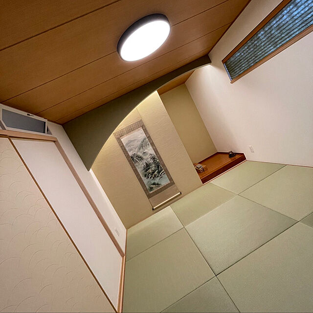 shino-ruの-畳 収納ユニット 小上がり 高床式ユニット畳 畳が丘 プランNO.16 4.5畳 一方壁納まり＋掘座卓3尺×3尺 本体＋座卓＋フタ部分の家具・インテリア写真