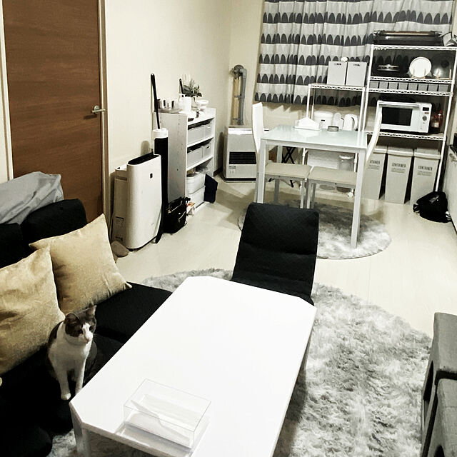 YUKA-REO-MOMOKOのニトリ-座れる室内用ペットハウス(GY) の家具・インテリア写真
