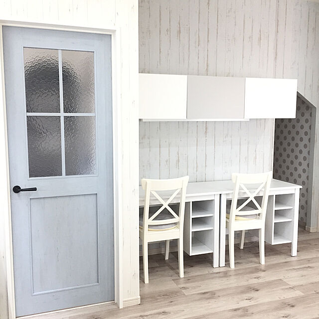 mariiiiのイケア-(IKEA)BEST&Aring; シェルフユニット 扉付, ラップヴィーケン ホワイトの家具・インテリア写真