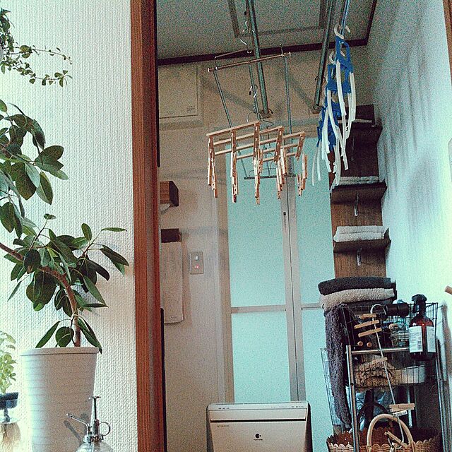 yumikakiのアイリスオーヤマ-アイリスオーヤマ ハンガー 伸縮シーツハンガー ステンレス 竿掛け SHN-840の家具・インテリア写真