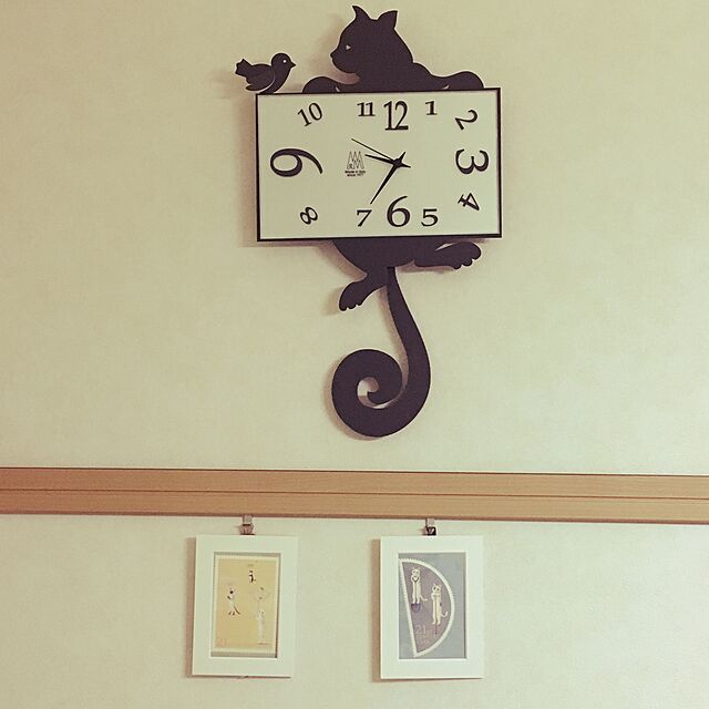 Rinの-ARTI & MESTIERI [ アルティ・エ・メスティエリ ]Orologi Kat キャット イタリア製 壁掛け時計 ウォールクロック Bianco Neve 1801 [並行輸入品]の家具・インテリア写真