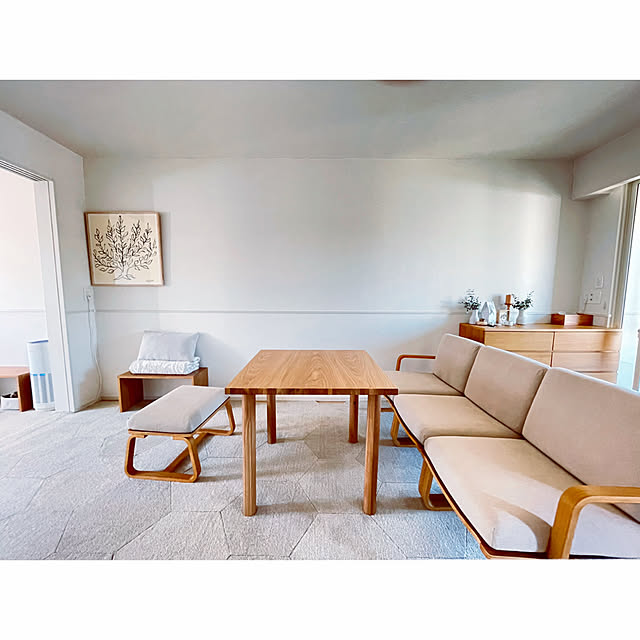 無印良品 コの字の家具 オーク 幅70cm×奥行30×高さ