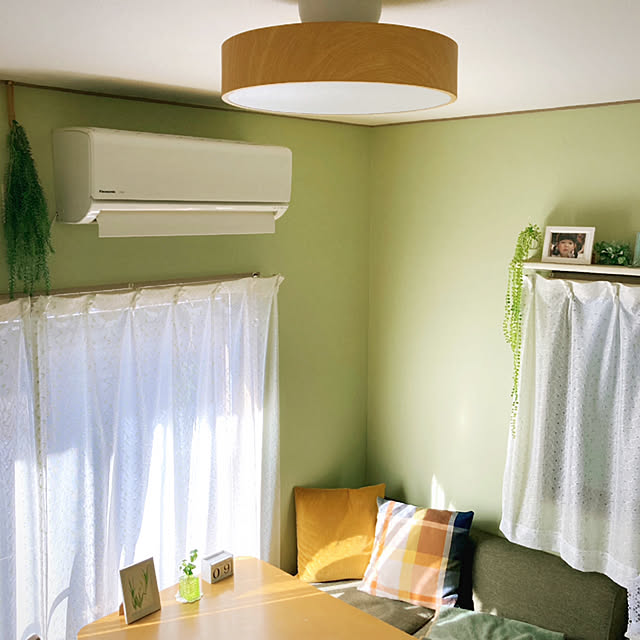 mommyのニトリ-レースカーテン(ラシェル 100X176X2) の家具・インテリア写真