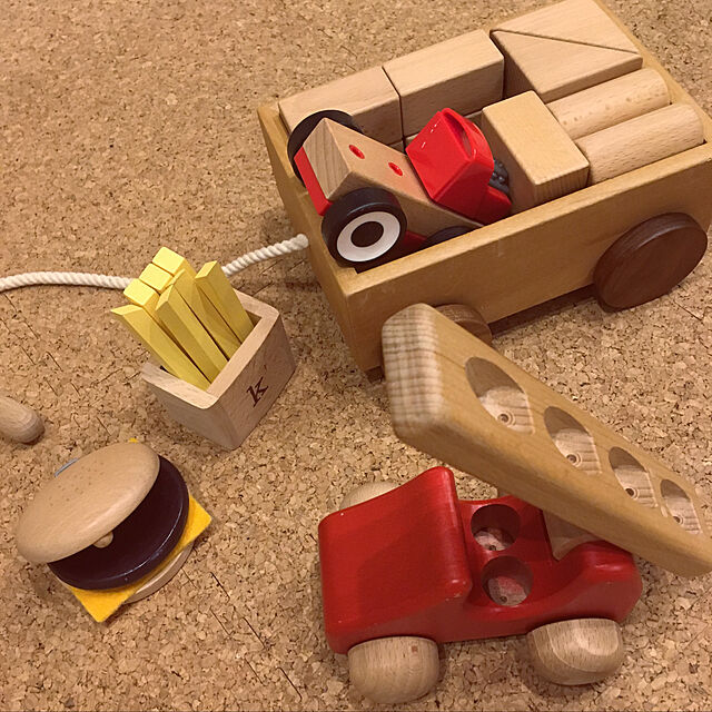 ioioioの-kiko+ キコ メール便不可商品 3歳〜 木製・木のおもちゃ hamburgerset（ハンバーガーセット）の家具・インテリア写真