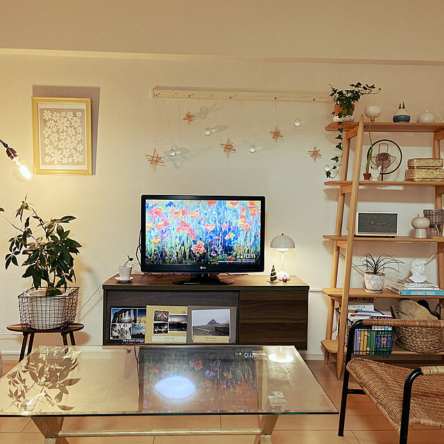 lunlunrinkunの-Flowerpot ポータブルテーブルランプ VP9 ホワイトの家具・インテリア写真
