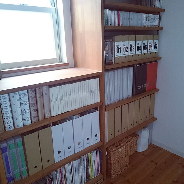 yusumiaの無印良品-無印良品 ポリプロピレンCD・DVDケース 6枚用 良品計画の家具・インテリア写真