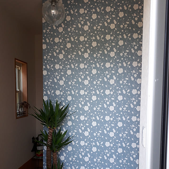 jacky-m-の-壁紙 DIY　クロス　フラワー 壁紙　国産壁紙/トキワ製　フラワー柄壁紙　TWP3376（販売単位1m）の家具・インテリア写真