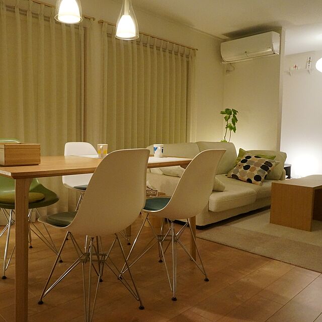 kazu0812の-イサムノグチ　AKARI　あかり　アカリ 1N（無地）　LED電球(40W形相当) Isamu Noguchi テーブルランプ 和紙照明【送料無料】の家具・インテリア写真
