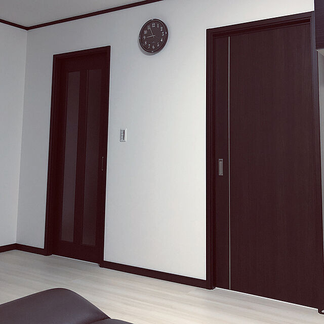 ayu.home324のニトリ-3人用本革ソファ(ロゾ4 DBR ホンカワ) の家具・インテリア写真
