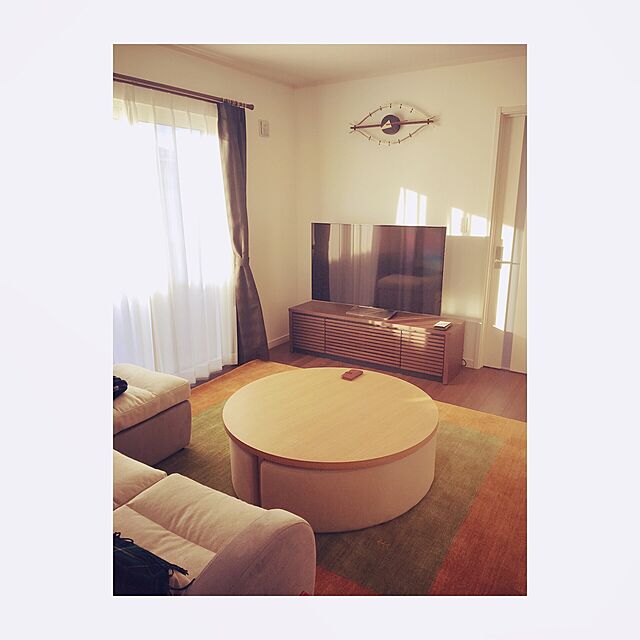 hatsumiのニトリ-[幅151cm] ローボード(ショア150B MBR)  【配送員設置】 【5年保証】の家具・インテリア写真