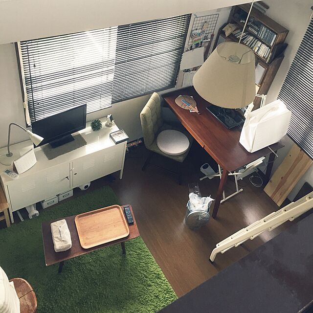 2-calのイケア-HAMPEN/ラグ パイル長/ブライトグリーン(サイズ133×195cm)[イケア]IKEA(10203771)の家具・インテリア写真