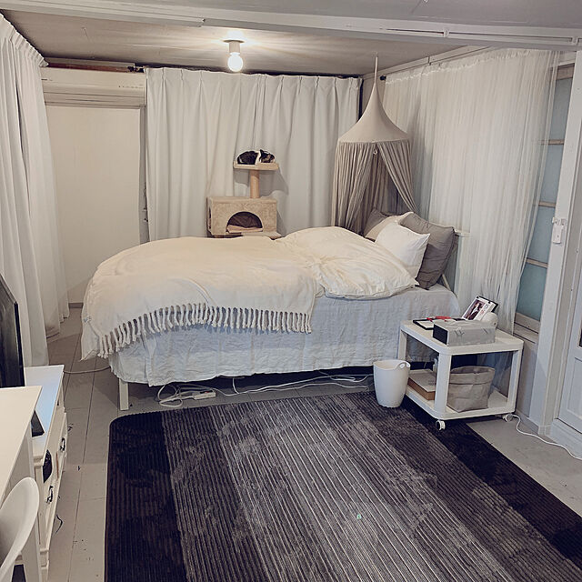 Shihoのニトリ-セミダブルベッドフレーム(カーシーTDB) の家具・インテリア写真
