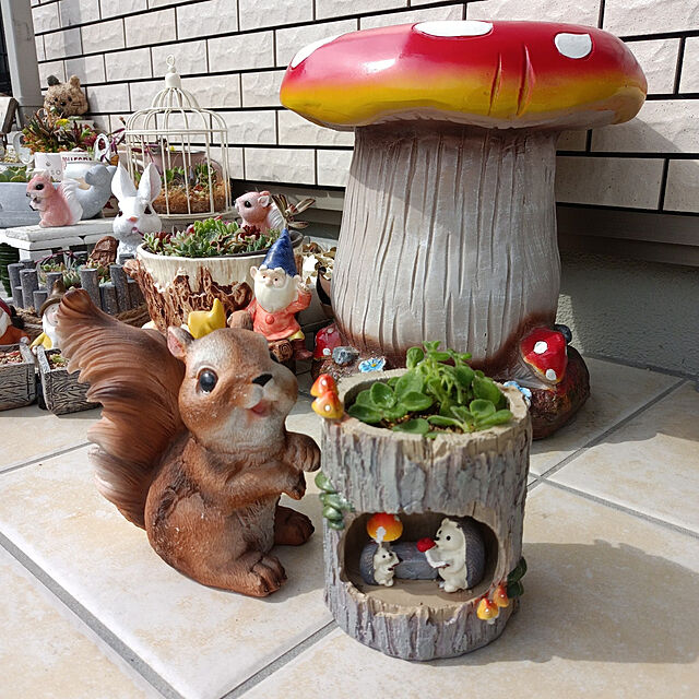 happy_kakakaの-樹脂植木鉢クリエイティブ多肉植物プランター家の装飾ハリネズミクラスの家具・インテリア写真