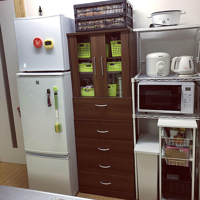 shizukaxのニトリ-隙間ワゴン(バリオ SWG30 WH) の家具・インテリア写真