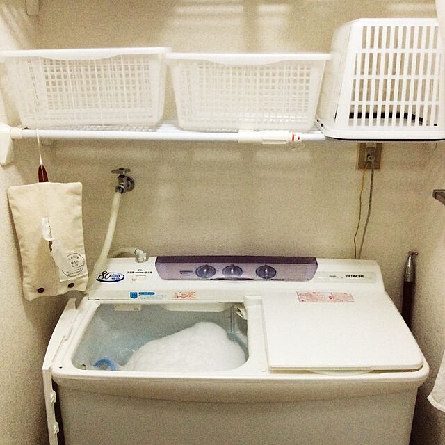 ririkuの日立グローバルライフソリューションズ-HITACHI 青空 2槽式洗濯機 ホワイト PS-80S-Wの家具・インテリア写真