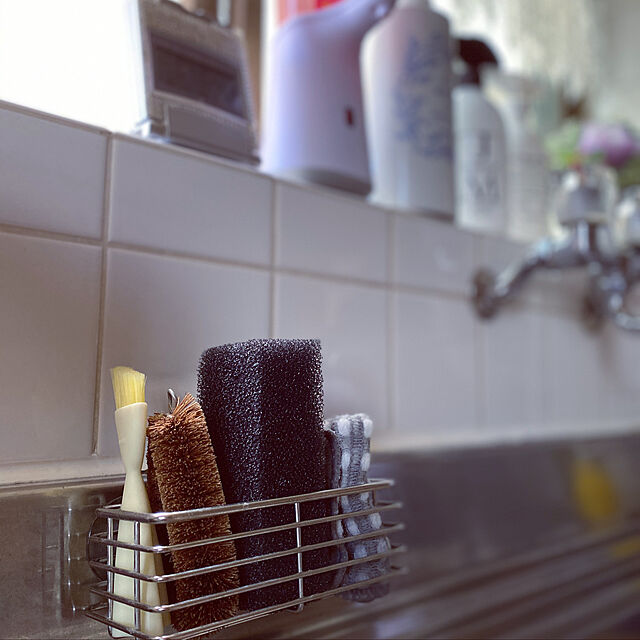 Kuniの-スポンジラック スポンジ置き スポンジホルダー 洗剤 収納[Clef シンクポケット S KEYUCA ケユカ]の家具・インテリア写真