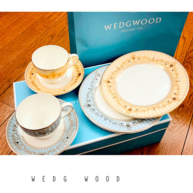 m-colorの-ウェッジウッド WEDGWOOD アレクサンドラ シャンパン プレート 20cm 送料無料 ブランド 洋食器 高級 おしゃれ 品がある 豪華 かわいい モダン 話題 人気 おすすめ 引き出物 ウェディングギフト ブライダルギフトの家具・インテリア写真