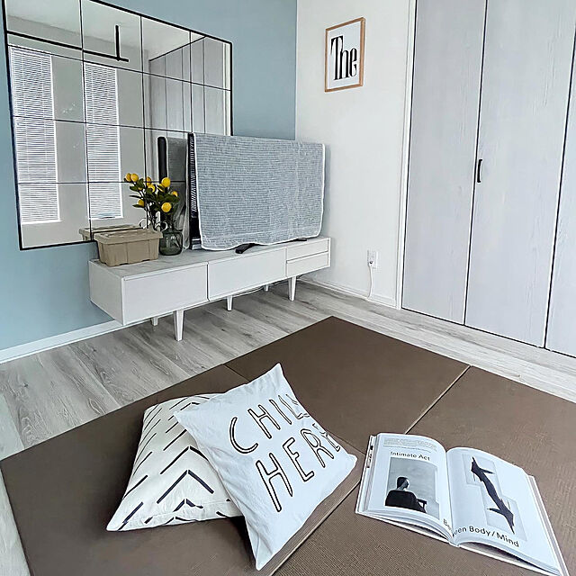 Riの-ユニット畳・置き畳（2枚）リクシル　和室リビング　日本　パネルたたみの家具・インテリア写真