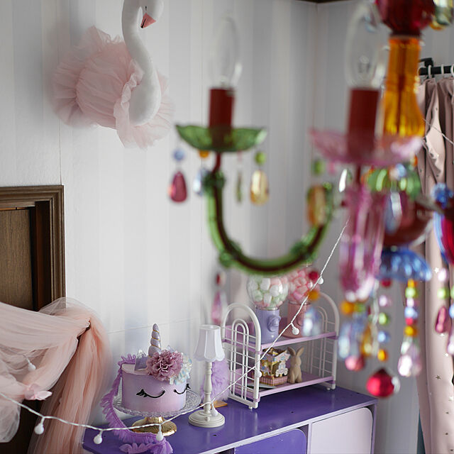cocoa1031の-キッズルーム 天蓋 キャノピー 蚊帳 テント ベビーベッドに ミニカーテン 子供部屋 おしゃれロマンチック インスタ映え ピンク お姫様の家具・インテリア写真
