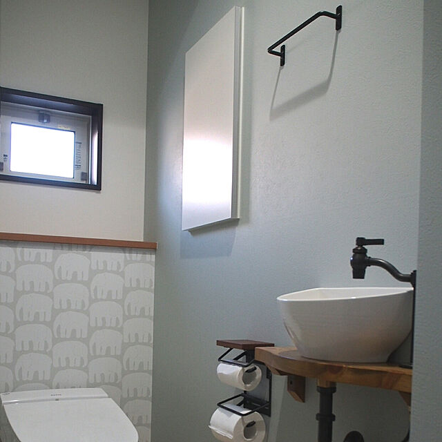 hinataの-手洗い器 セット おしゃれ クレセント 床給排水シルバーの家具・インテリア写真