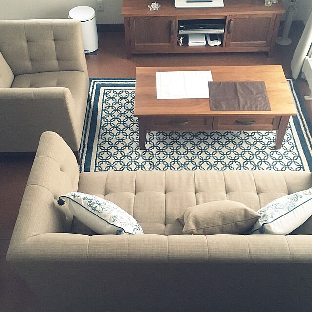 Naoのニトリ-撥水加工付きランチョンマット(シンシア2 BR) の家具・インテリア写真