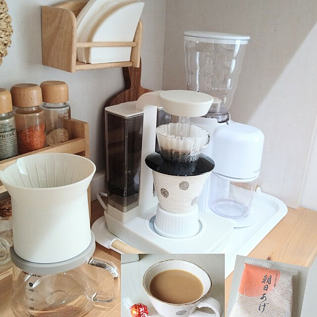 mariのカリタ-カリタ(Kalita) コーヒー ドリッパー ウェーブシリーズ ガラス製 1~2人用 ガラスドリッパー155 ドリップ 器具 喫茶店 カフェ アウトドア キャンプの家具・インテリア写真