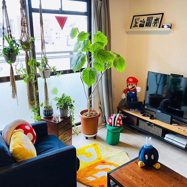 gaisaruの任天堂販売(Nintendo Sales)-スーパーマリオ ホーム&パーティ ミニラグ(ハテナブロック)の家具・インテリア写真