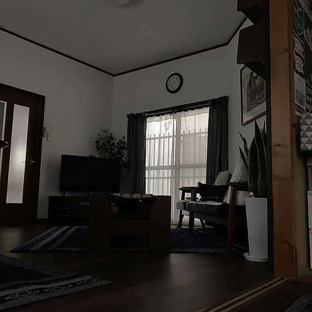 kazu-cafeのニトリ-フェイクグリーン(130cm トネリコツリー 1545) の家具・インテリア写真