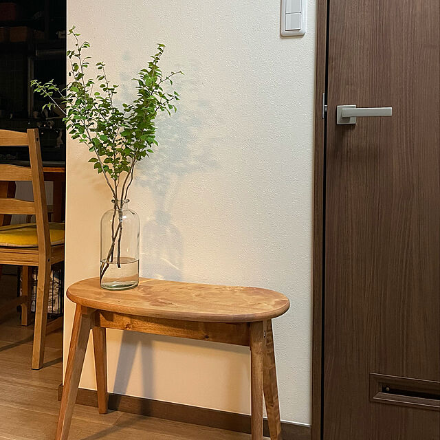 mori_apartmentの-ダイニング ベンチ 北欧 木製 無垢 幅63.5 コンパクト ダイニングベンチ ベンチチェア 食卓椅子 イス いす 食卓 ベンチ おしゃれ かわいい パルチベンチの家具・インテリア写真