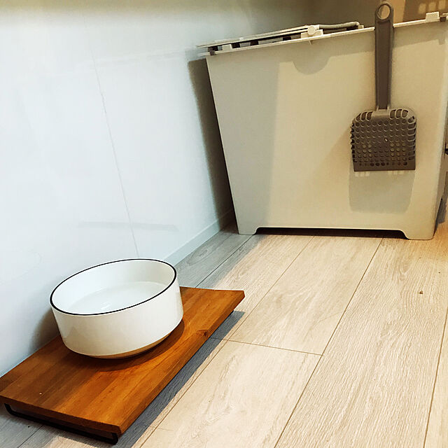 seshineorinの-猫用トイレ modko モデコ フリップ リターボックス 本体 フルカバー スコップ付き おしゃれ ネコトイレ ホワイト 白の家具・インテリア写真