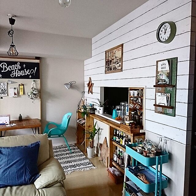 cafe-plageのネコ・パブリッシング-BEACH HOUSE/海を感じるインテリア (NEKO MOOK)の家具・インテリア写真