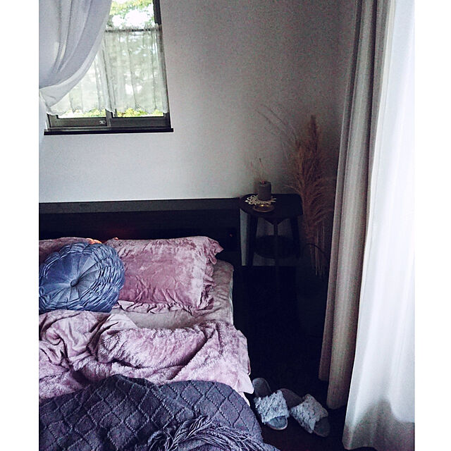 yuzu-chanのニトリ-【デコホーム商品】掛け布団カバー ダブル（NウォームSP フリル N2 D） の家具・インテリア写真