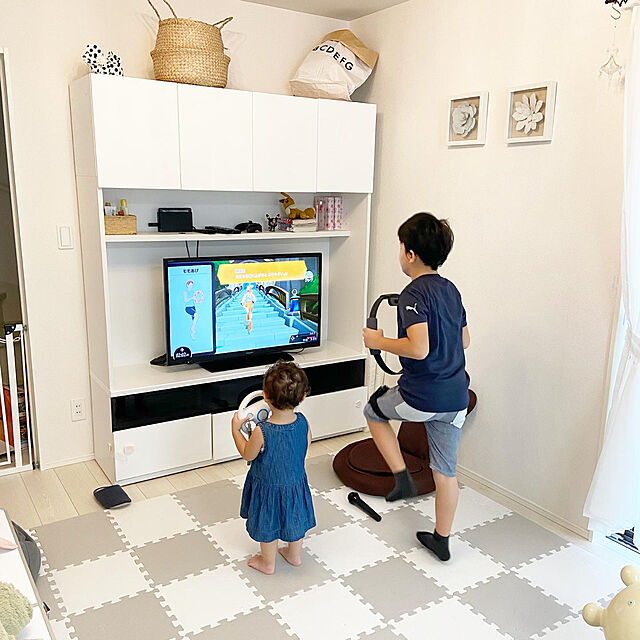 ROMAのニトリ-テレビボード(ポルテ 150TV WH) の家具・インテリア写真