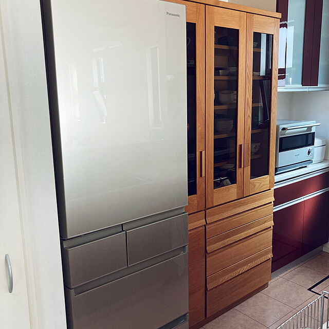 maarrowのパナソニック-パナソニック 冷蔵庫 幅60cm 450L サテンゴールド NR-E458PX-N 5ドア 右開き ナノイー Xの家具・インテリア写真
