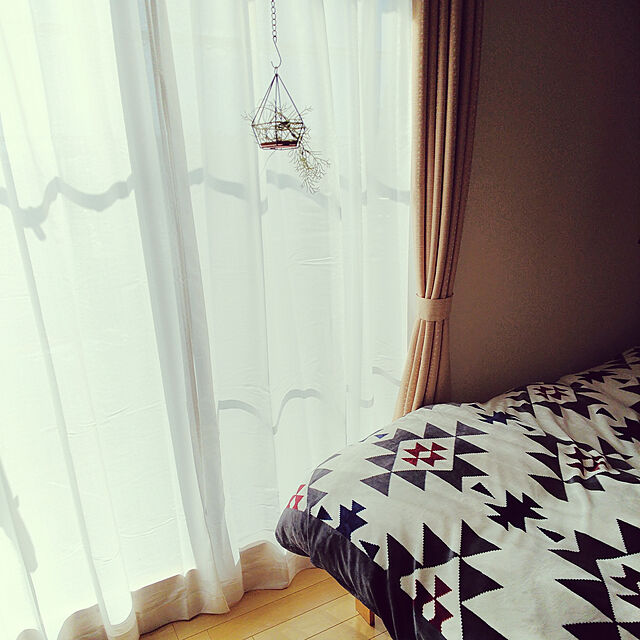 akiwaka-roomのニトリ-遮熱・ミラー・花粉キャッチレースカーテン(キャッチCエコプレ 100X218X2) の家具・インテリア写真