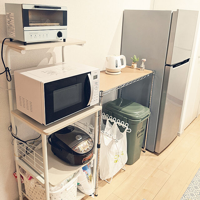 hikoのニトリ-レンジラック(バリオ 49 WH) の家具・インテリア写真