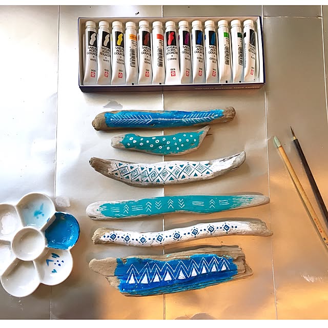 tarezo33の瀬戸理化陶業-ホルベイン 梅皿 (うめざら) 8.5cm 日本画用品/水彩/7穴絵皿の家具・インテリア写真
