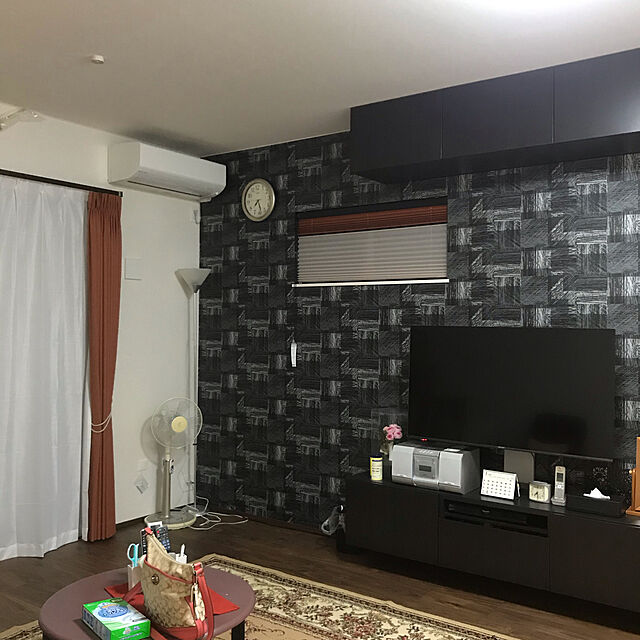Midoriのイケア-【IKEA Original】BESTA -ベストー- シェルフ テレビ台　フレーム ブラックブラウン 120x40x38 cmの家具・インテリア写真