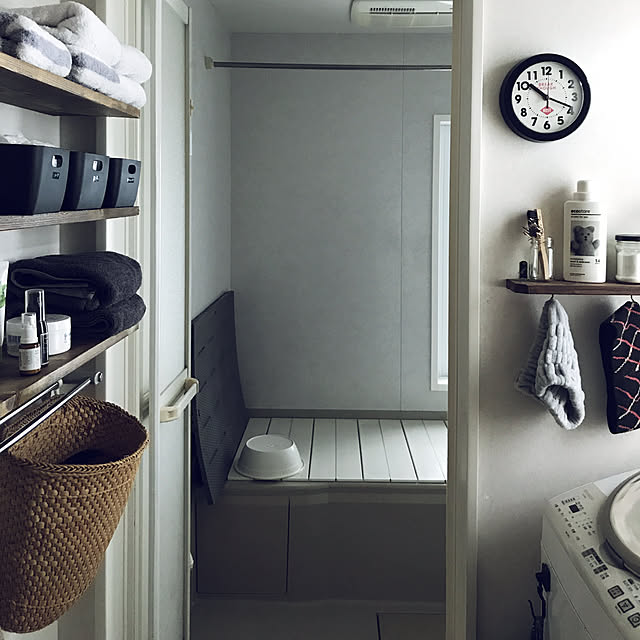 tomoのニトリ-フランネル バスヘアバンド(LGY) の家具・インテリア写真