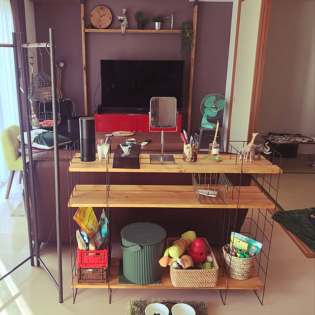 comamemamaの-SQUARE MIRROR GRAYの家具・インテリア写真
